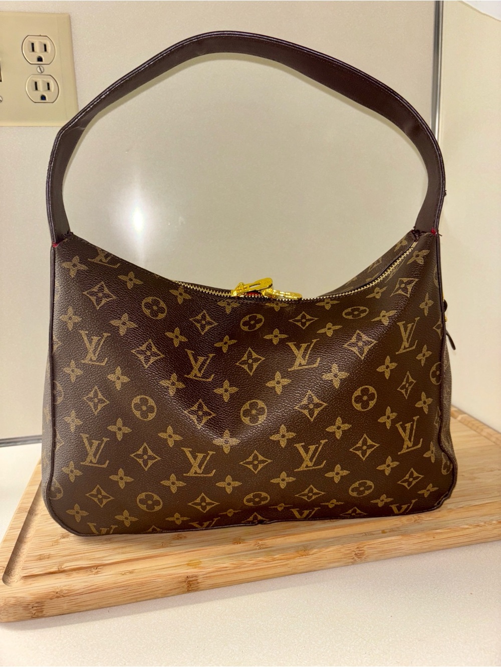 Brand New !! Brown Monogram Canvas Shoulder Bag Read 👇 - Picture 4 of 5